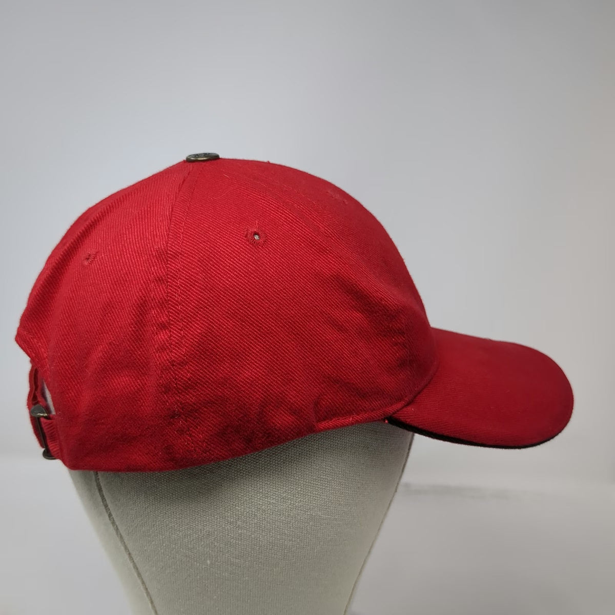Bacardi Baseball Cap Red One Size Bat Logo Side Embroidery ESTD 1862 Hat