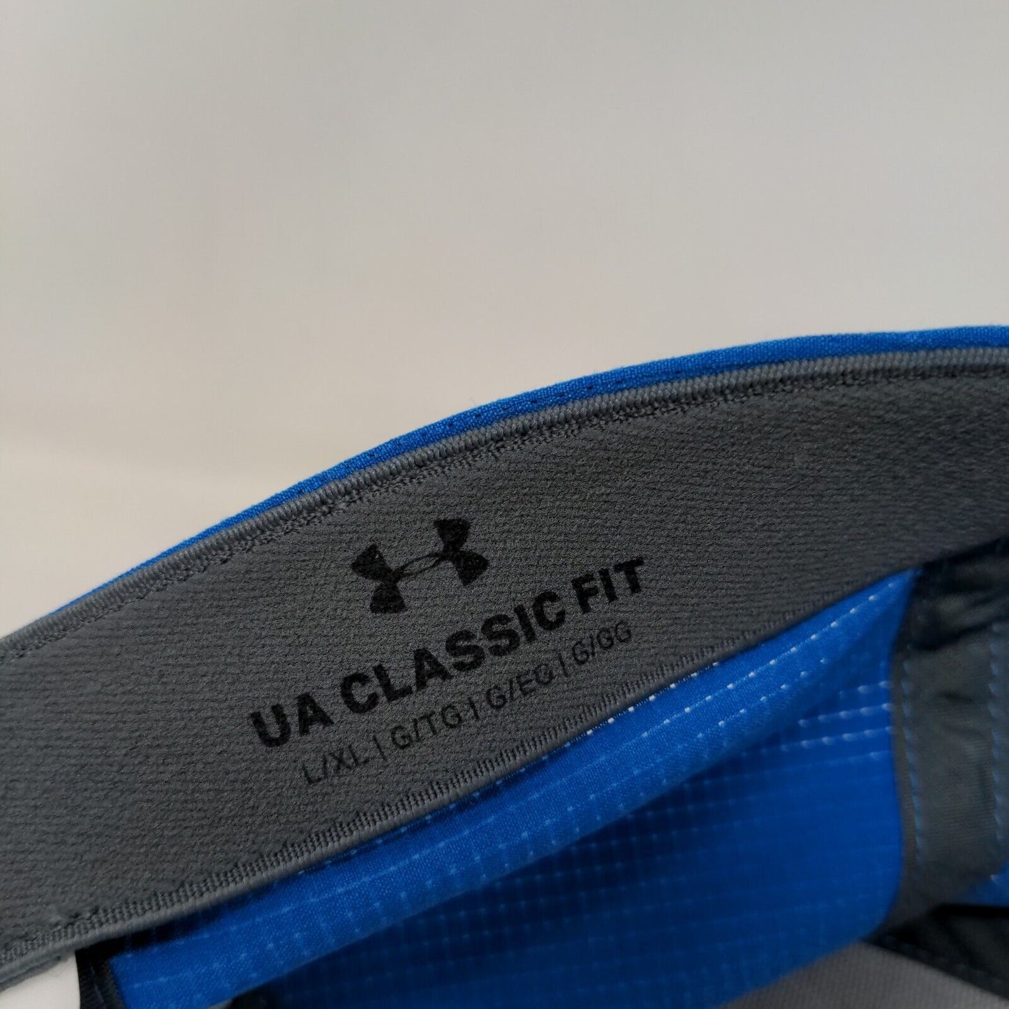 Under Armour Fitted Hat Blue L/XL Classic Fit Lightweight Breathable Polyester