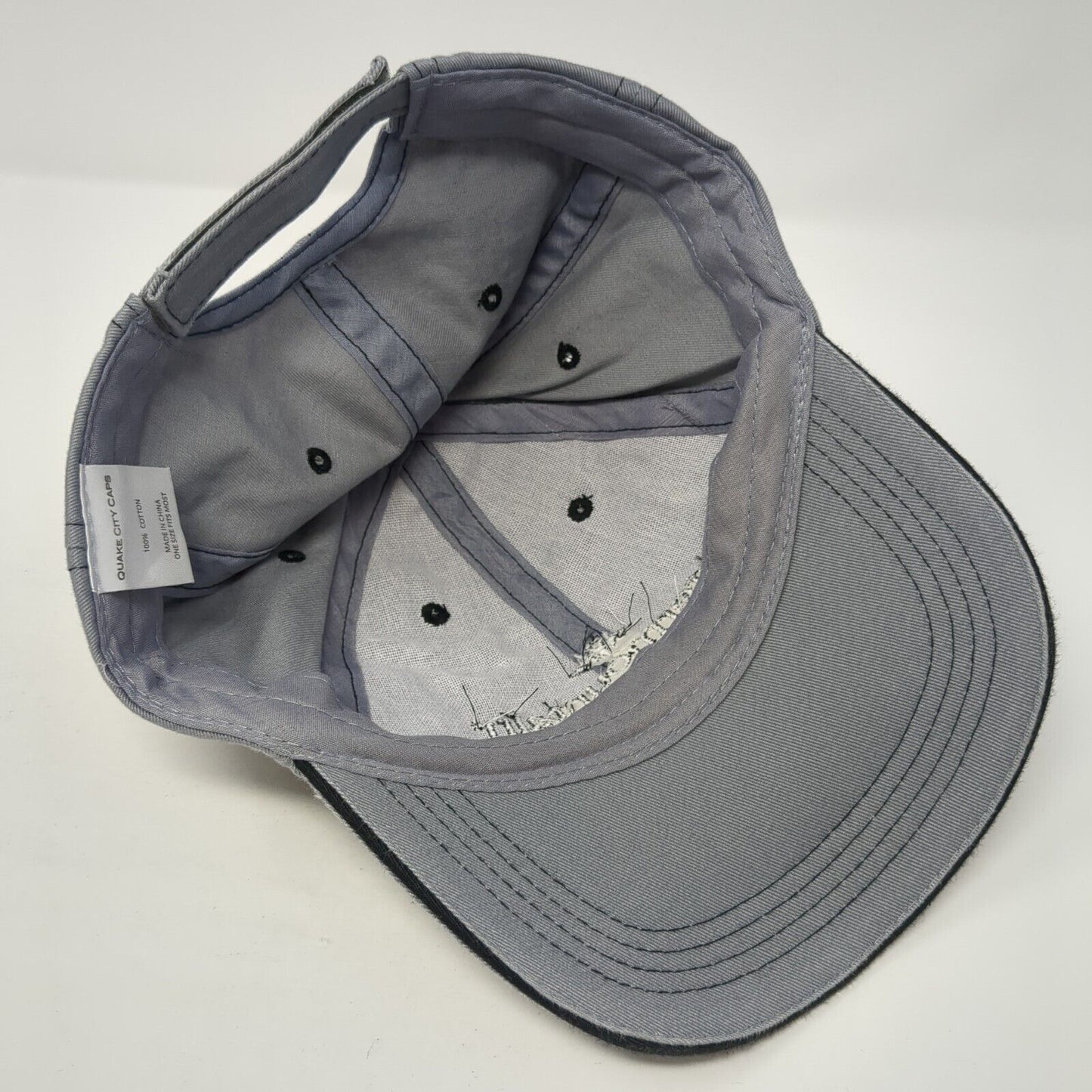 Intermountain Healthcare Strapback Hat Gray One Size Embroidered Solid