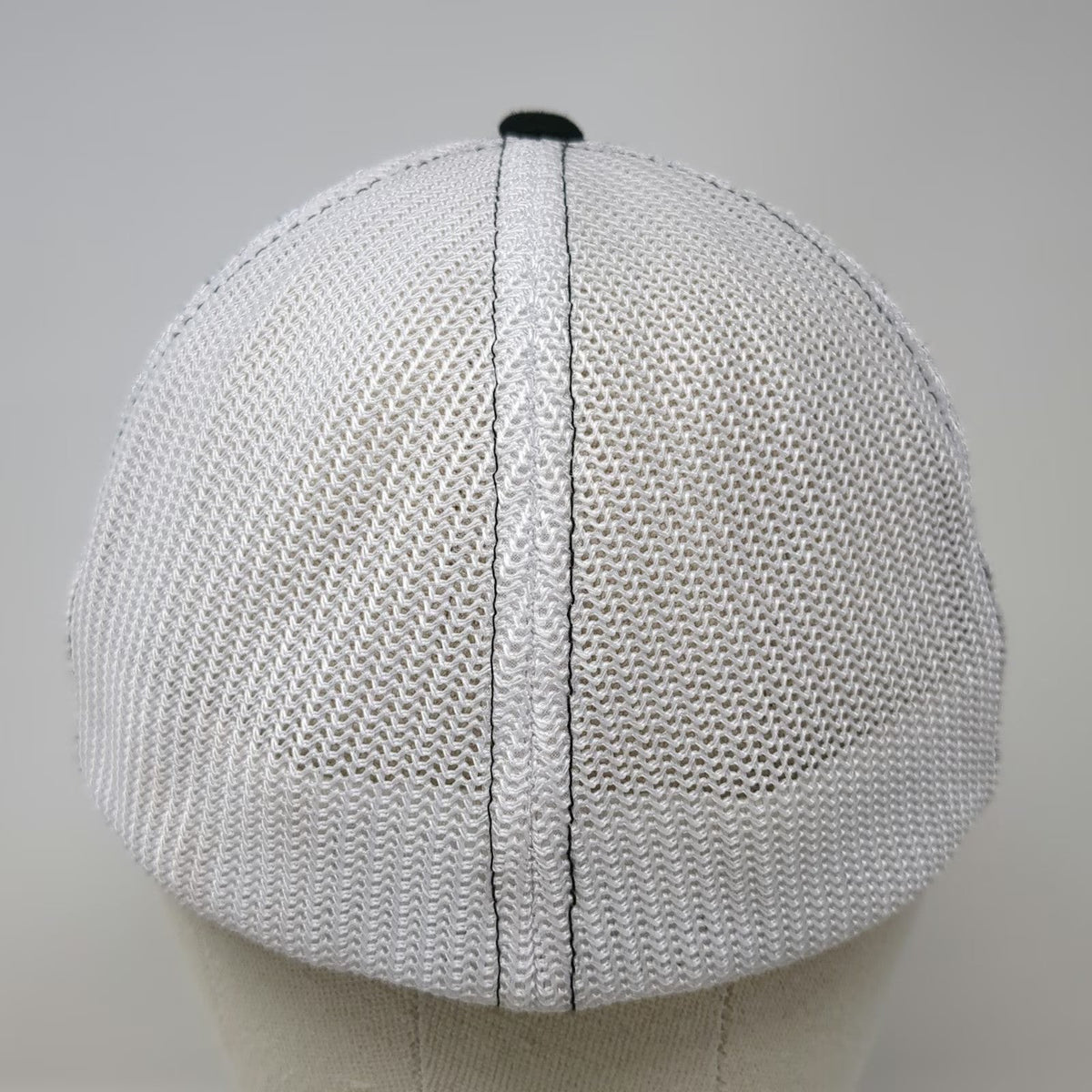 Richardson Baseball Cap Black XL Paulin Farms Corn Logo Mesh Back Hat Stretch