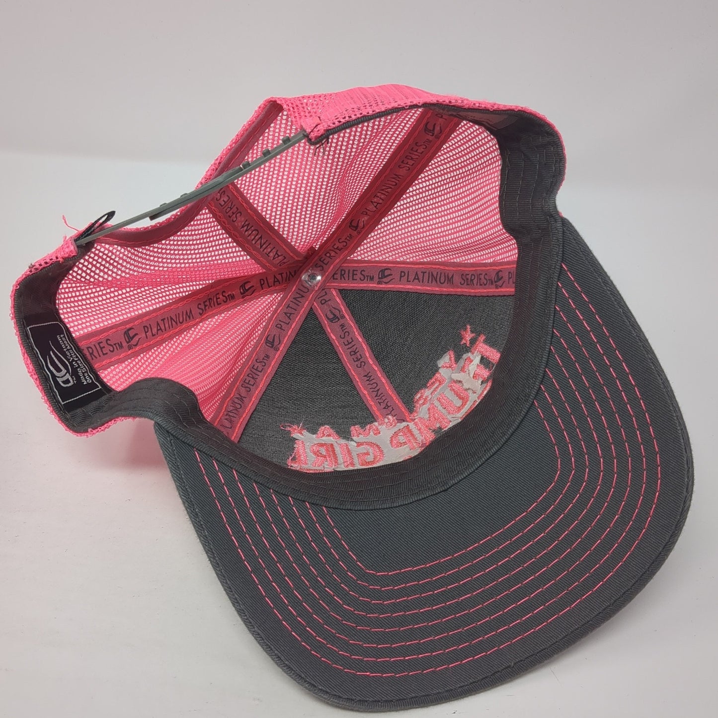 Yes I'm A Trump Girl Get Over It! Snapback Trucker Hat Multi One Size