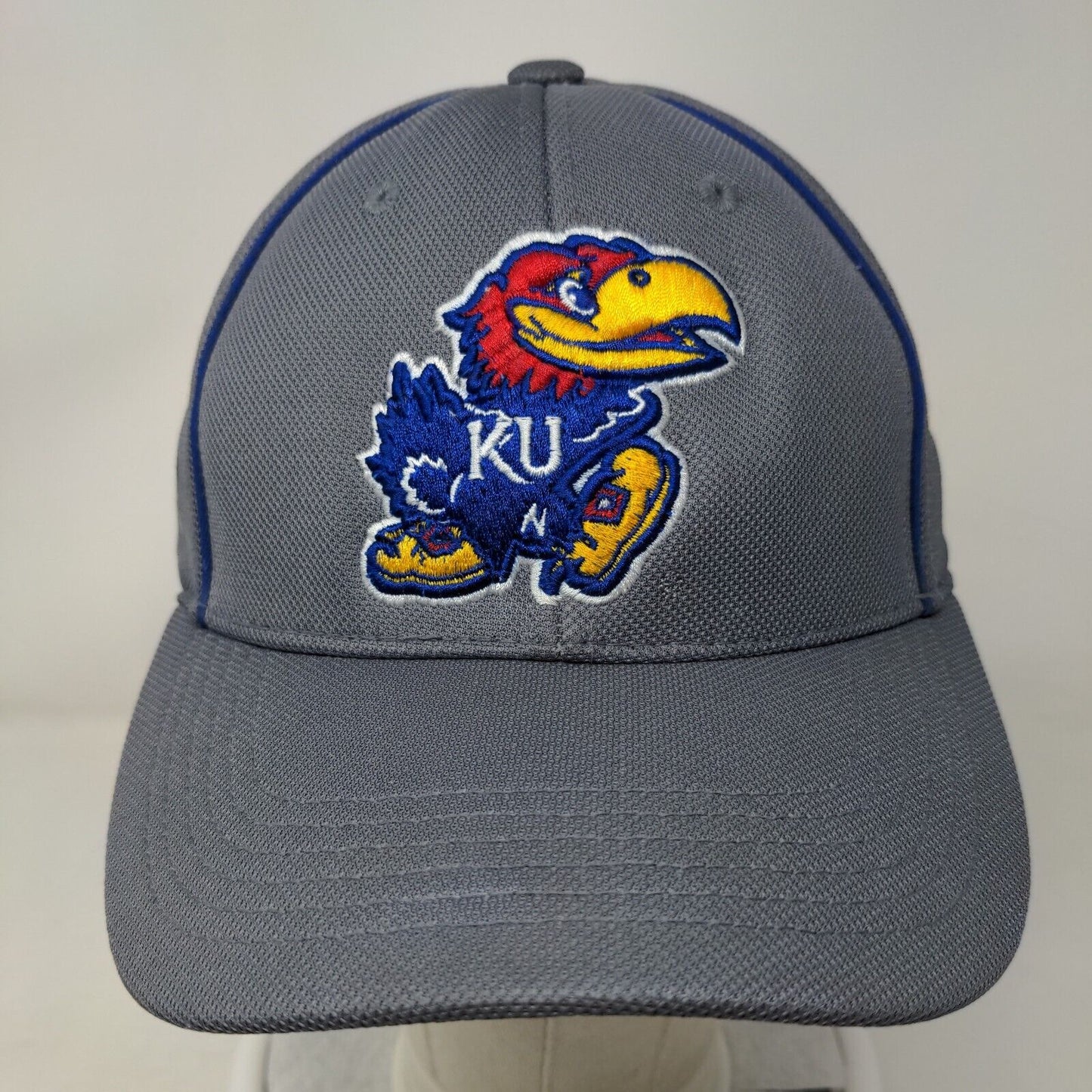 Top of the World Kansas Jayhawks Fitted Hat OSFA Embroidered Logo NCAA