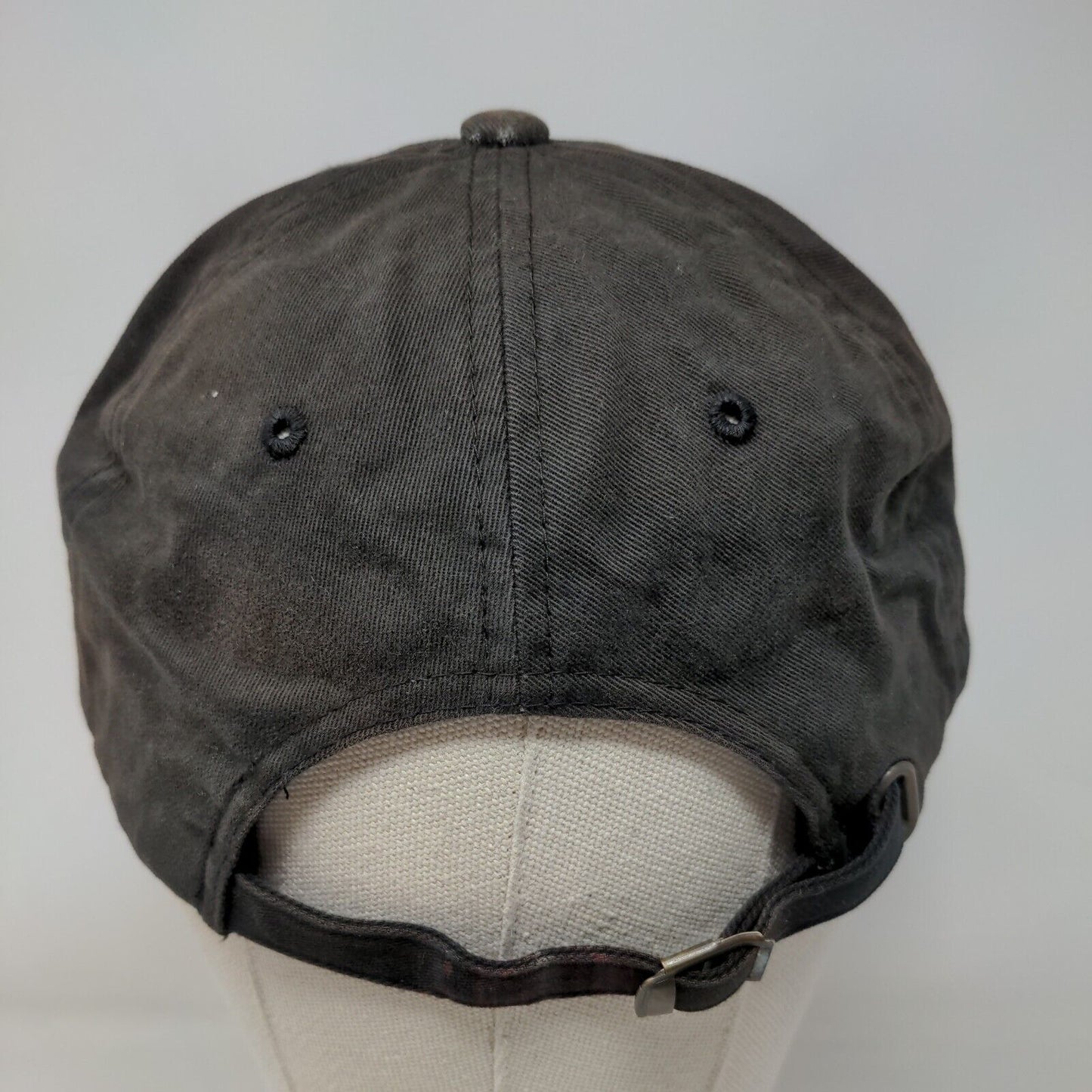 Yupoong Slideback Hat Black One Size Adjustable Embroidered The Classics 6 Panel