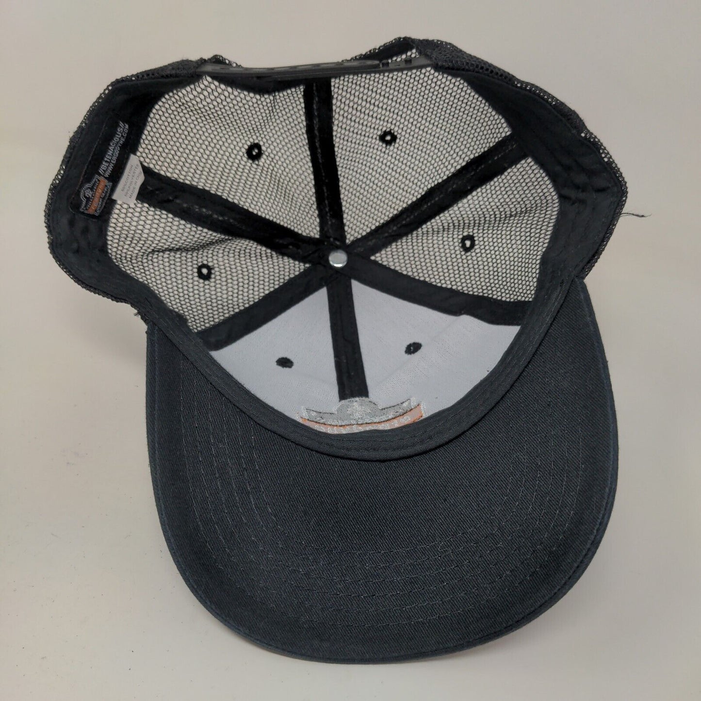 Tenacious Ergodyne Work Gear Men's Snapback Mesh Back Hat Black Embroidered Logo