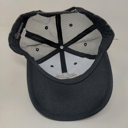 Tenacious Ergodyne Work Gear Men's Snapback Mesh Back Hat Black Embroidered Logo