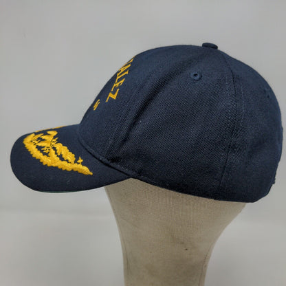 The Corps Men's Snapback Hat Blue Embroidered USS Gonzalez Dog 66 Scrambled Eggs