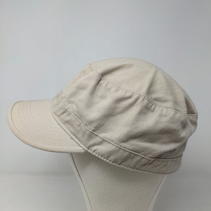 Newhattan Women's Cadet Cap Hat Tan Size XL Blank 100% Cotton