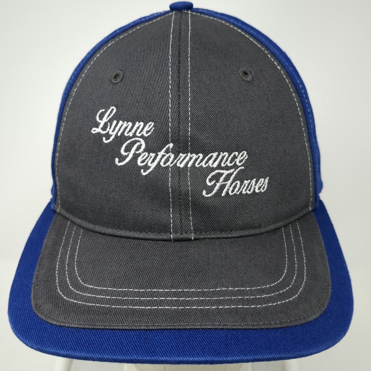 Richardson 275 Baseball Cap Blue Gray One Size Lynne Performance Horses Hat