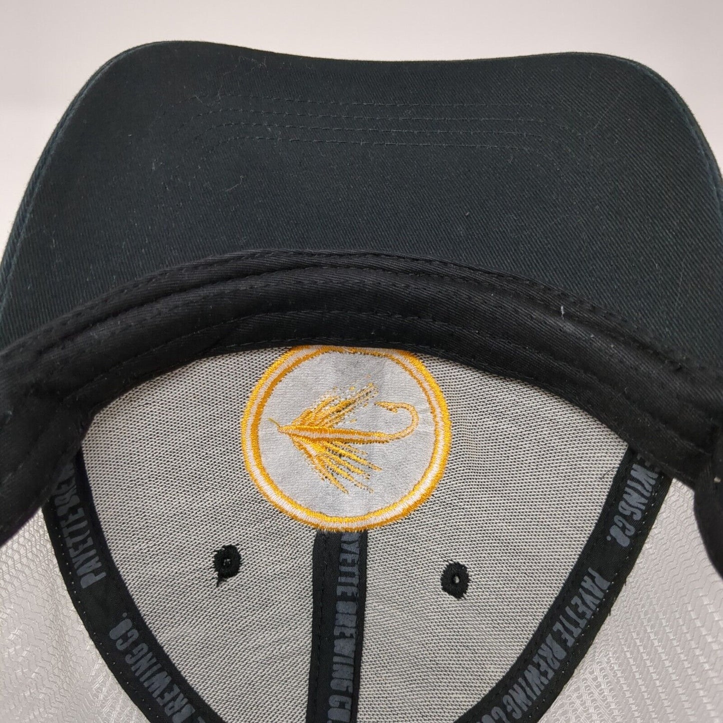 Payette Brewing Co Snapback Trucker Hat Black One Size Mesh Back