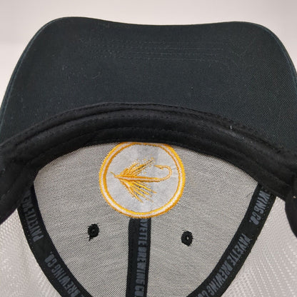 Payette Brewing Co Snapback Trucker Hat Black One Size Mesh Back