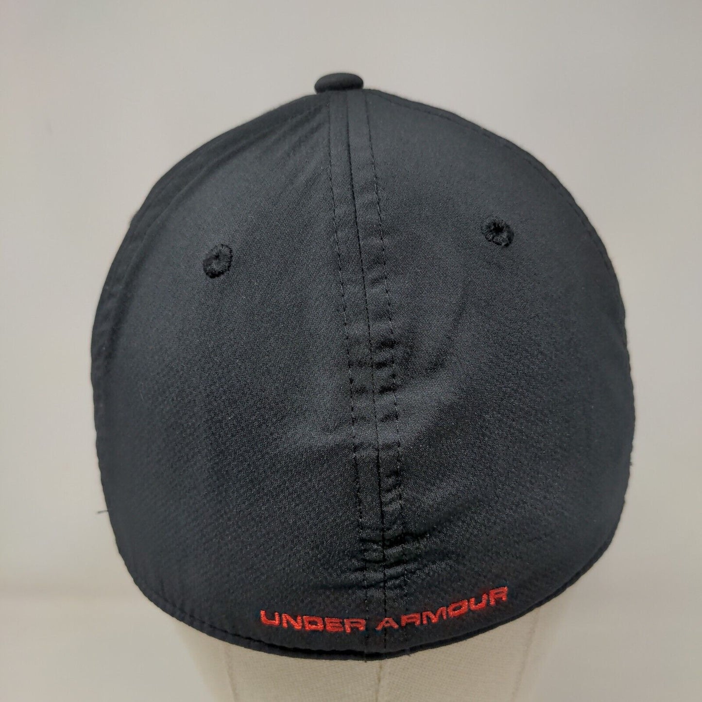 Under Armour Fitted Hat Black Large/XL Embroidered Logo Vent Holes