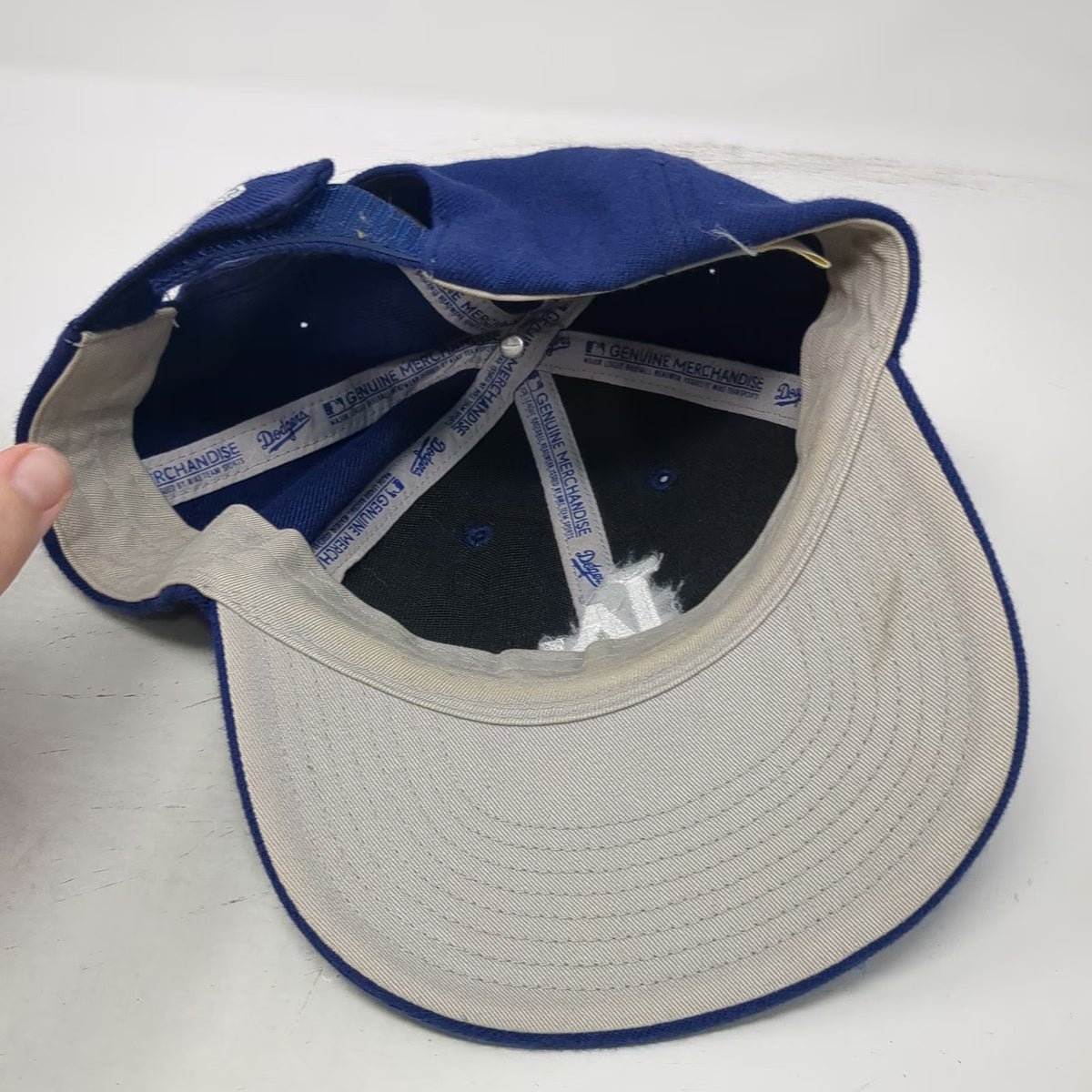 Los Angeles Dodgers MLB Nike Baseball Cap Blue White One Size Strapback Logo Hat