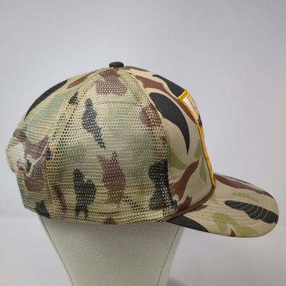 Cobra Caps Trucker Hat Beige One Size Michelob Beer Patch Camo Snapback Mesh Hat
