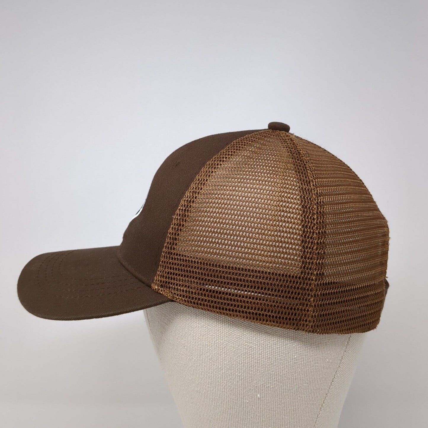 Idaho Strapback Hat Brown OS Adjustable Embroidered Mesh Back Smith-Southwestern