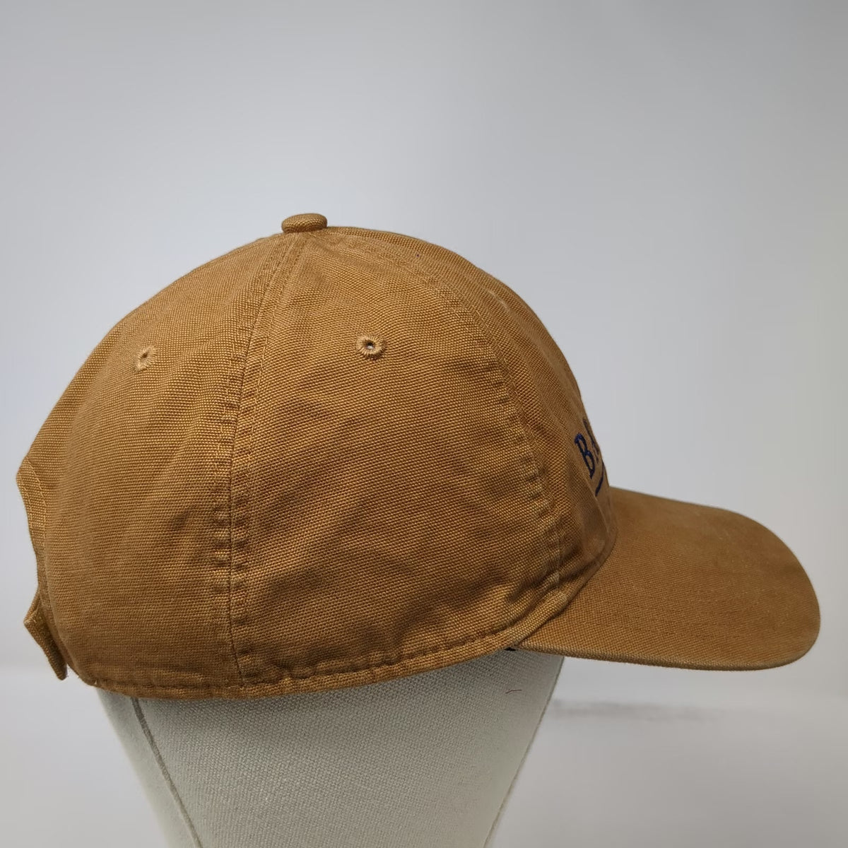 Carhartt Bauscher Real Estate Baseball Cap Brown One Size Strapback Canvas Hat