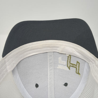 FH Fitness Snapback Trucker Hat Gray One Size Mesh Back Richardson