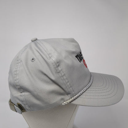 Tire-Rama Slideback Hat Gray One Size Adjustable Embroidered Rope Otto Cap