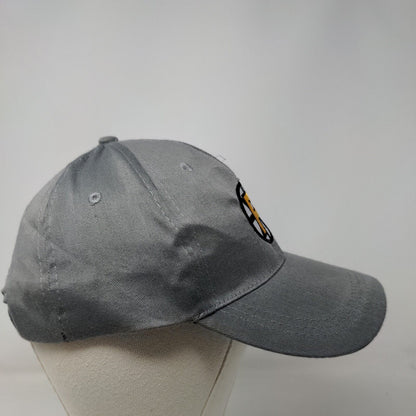 Unbranded Men's Strapback Hat Gray Embroidered NHL Providence Bruins Logo