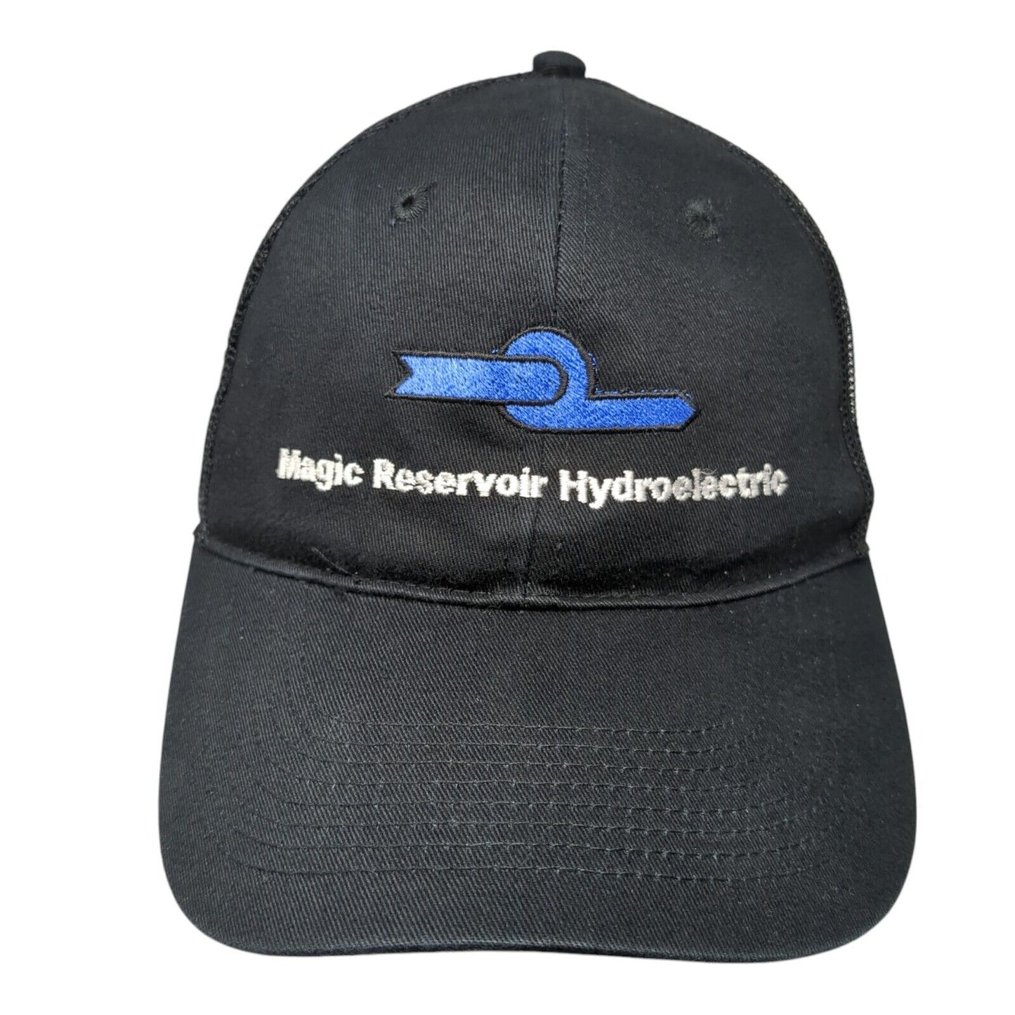 Magic Reservoir Hydroelectric Strapback Trucker Hat Black OS Adjustable Mesh