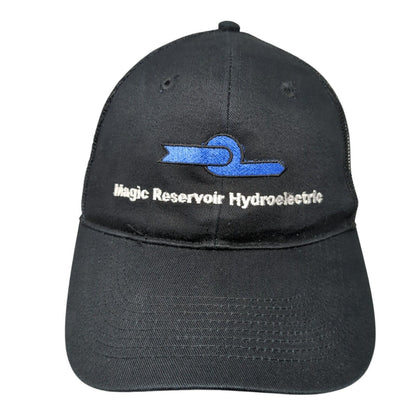 Magic Reservoir Hydroelectric Strapback Trucker Hat Black OS Adjustable Mesh