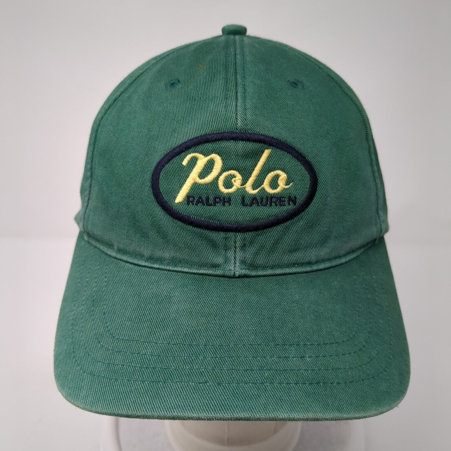 Vintage Polo Sport Ralph Lauren Slideback Hat Green OSFA Embroidered Logo
