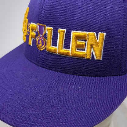 Cap America Baseball Cap Purple XL 4 The Fallen Purple Heart Flexfit Hat