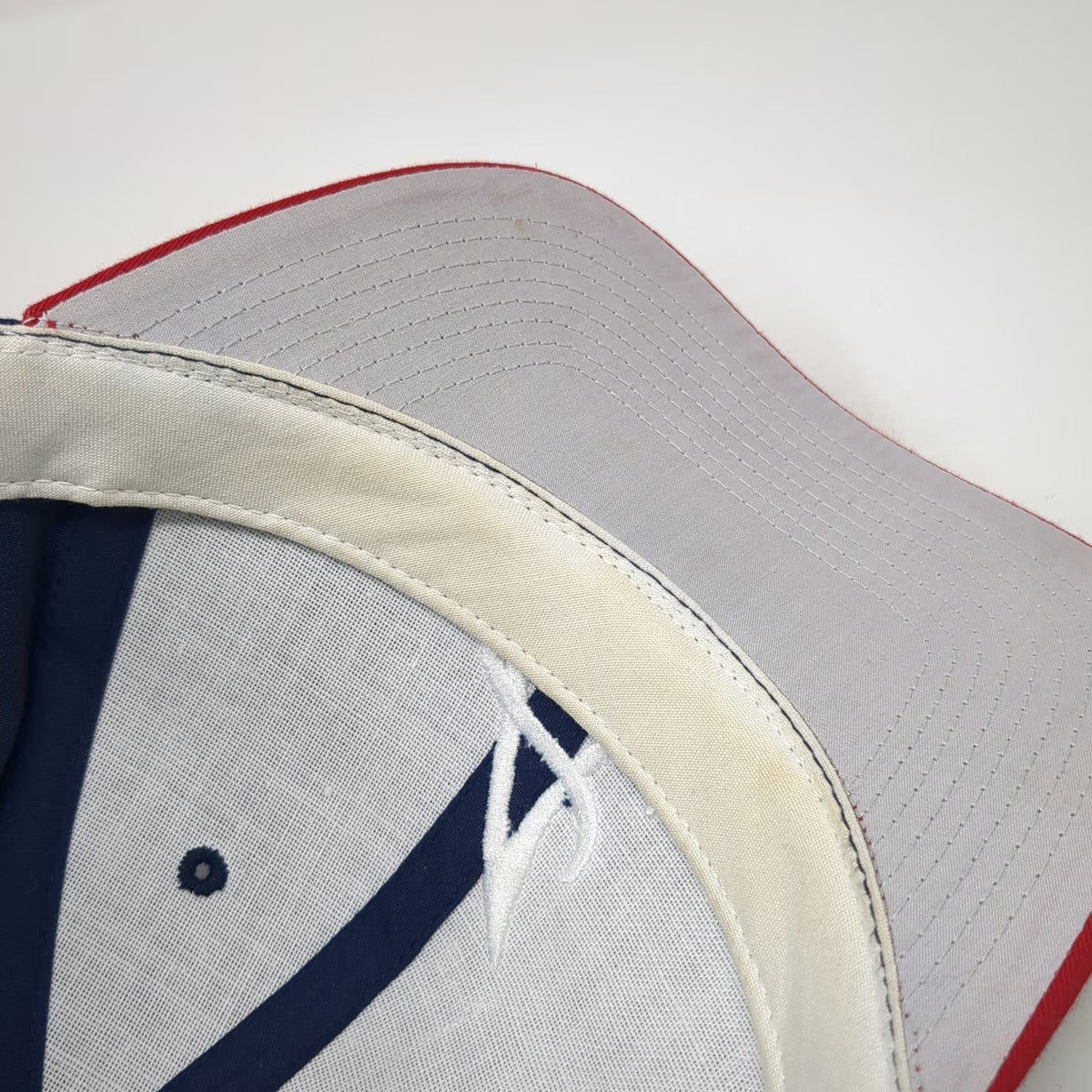 Outdoor Cap Snapback Blue Red M Atlanta Braves MLB Logo Team Fan Sports Gear Hat