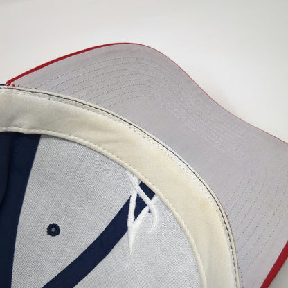 Outdoor Cap Snapback Blue Red M Atlanta Braves MLB Logo Team Fan Sports Gear Hat