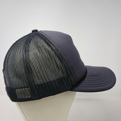 O'Neill Trucker Hat Gray One Size Snapback Mesh Rope Circle Logo Surf Sun Hat