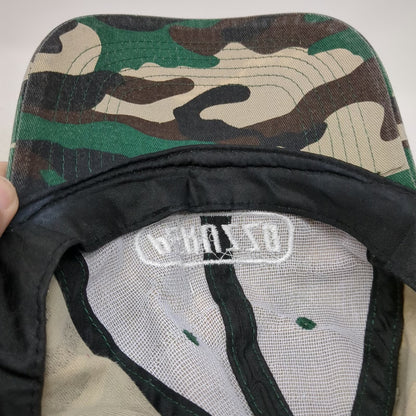 3 Cime Peruzzo Baseball Cap Green Camo One Size Strapback Cotton Bike Logo Hat