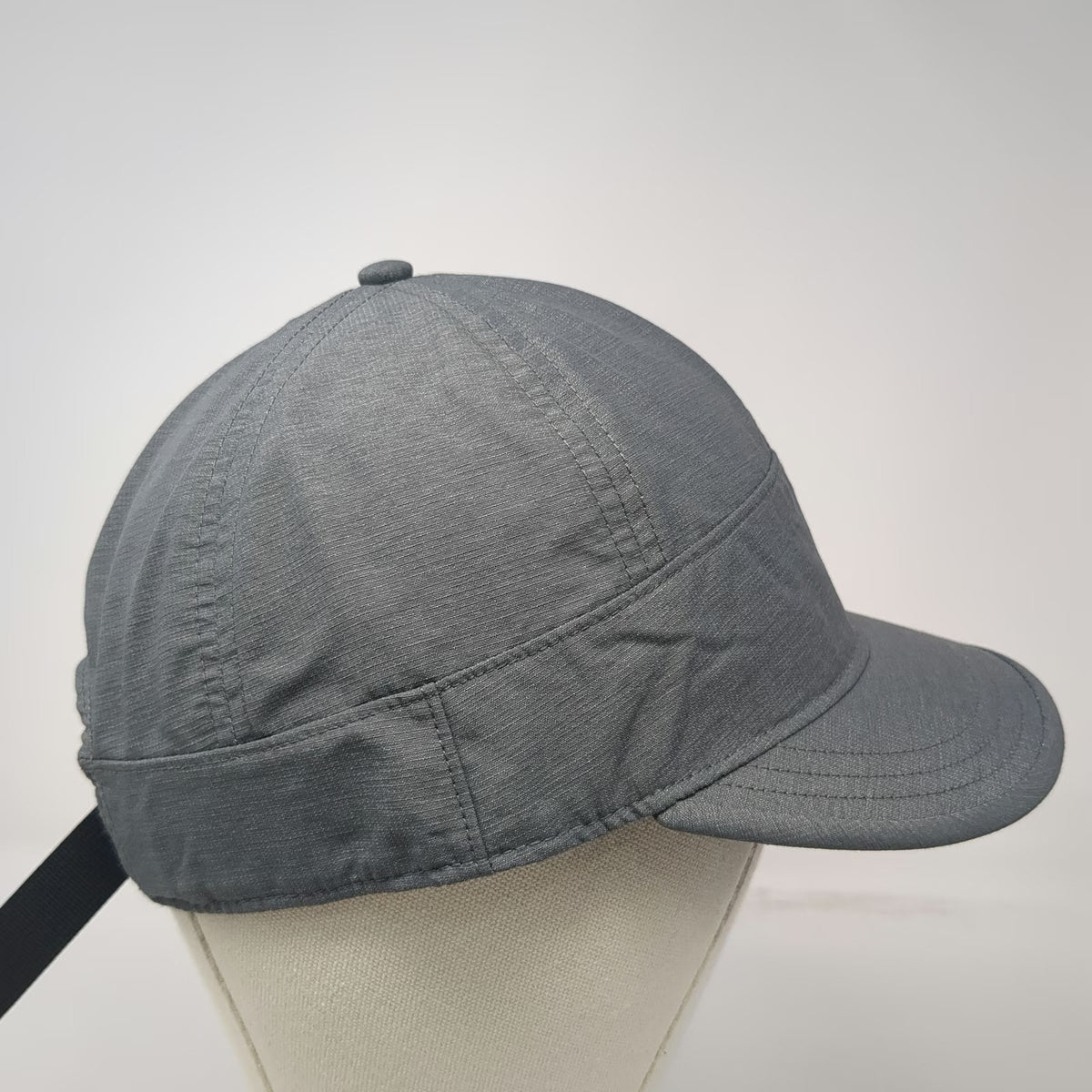 The North Face Army Cap Gray One Size Strapback Logo Outdoor Hiking Active Hat