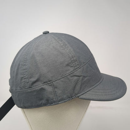 The North Face Army Cap Gray One Size Strapback Logo Outdoor Hiking Active Hat