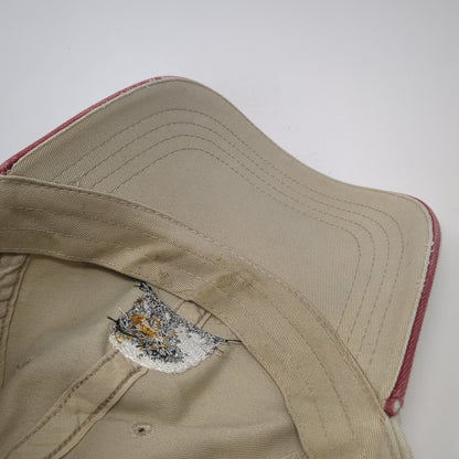 Bald Eagle America Baseball Cap Brown One Size Adjustable Embroidered Patriotic