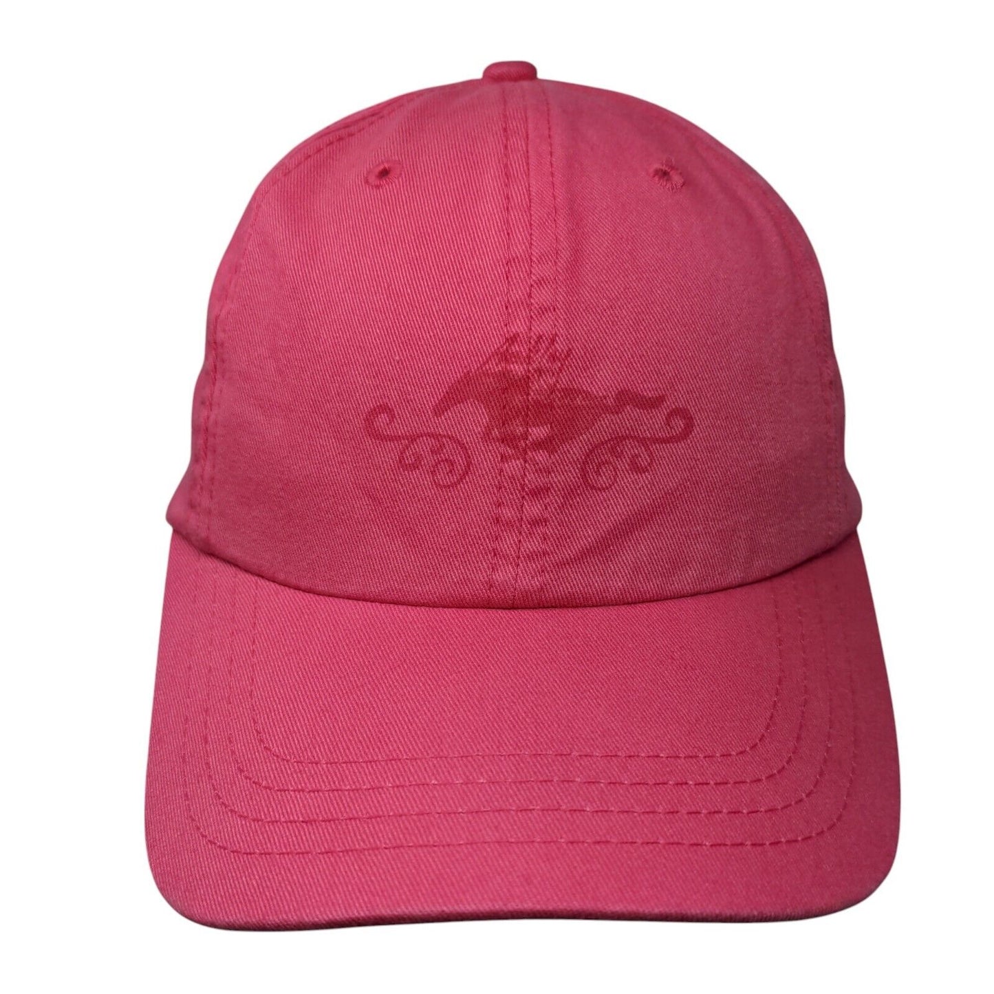 Ford Adult Slideback Hat Pink Size S/M Adjustable Vented Holes 6 Panel Cotton