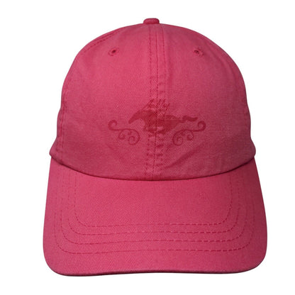 Ford Adult Slideback Hat Pink Size S/M Adjustable Vented Holes 6 Panel Cotton