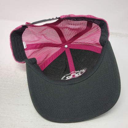 Richardson Trucker Hat Gray Pink One Size Mesh Rex Tiffany Redden Foundation
