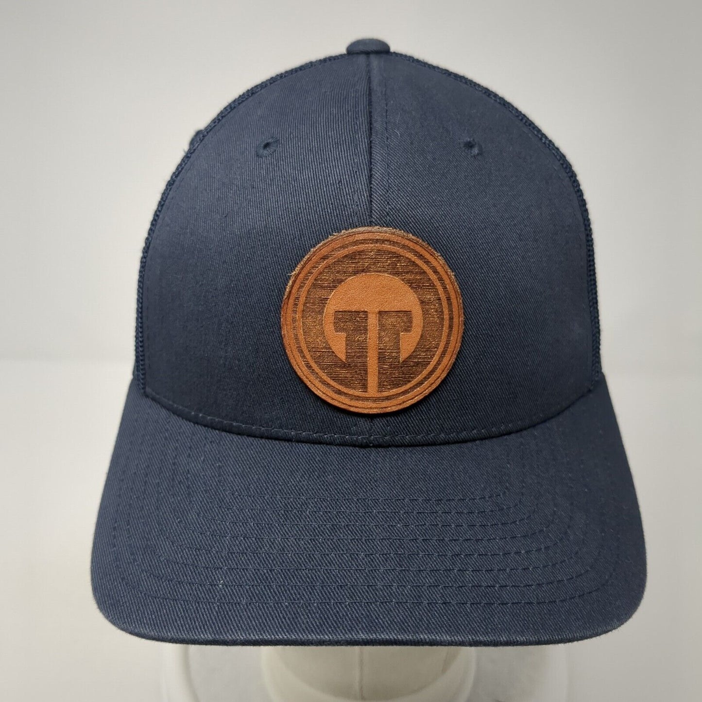 Branded Bills Snapback Trucker Hat Blue One Size Adjustable Mesh Back Yupoong