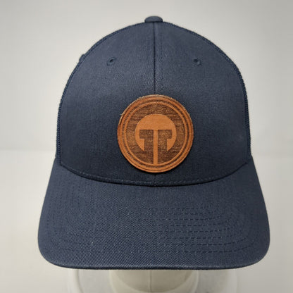 Branded Bills Snapback Trucker Hat Blue One Size Adjustable Mesh Back Yupoong