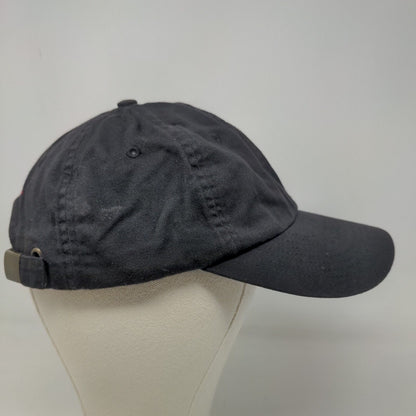 Walt Disney World Men's Slideback Hat Black Embroidered Mickey Mouse Logo