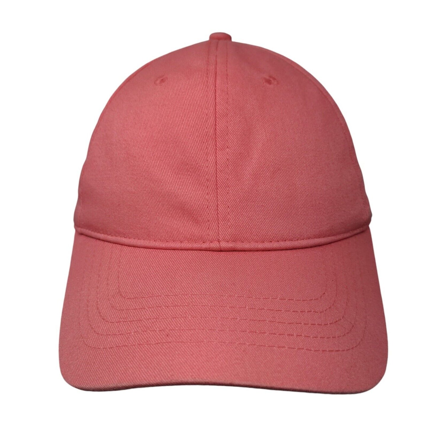 Unbranded Strapback Hat Pink OSFM Solid Adjustable Vent Holes Blank