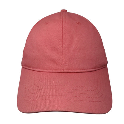 Unbranded Strapback Hat Pink OSFM Solid Adjustable Vent Holes Blank
