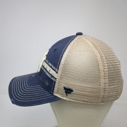 Fanatics New York Yankees MLB Blue One Size Trucker Hat Distressed Snapback Mesh