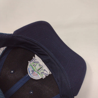 RJS Golf Classic Snapback Mesh Back Trucker Hat Blue One Size Richardson