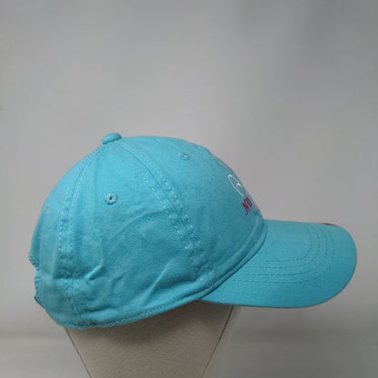 NOLA New Orleans Strapback Hat Blue One Size Adjustable Embroidered 6 Panel
