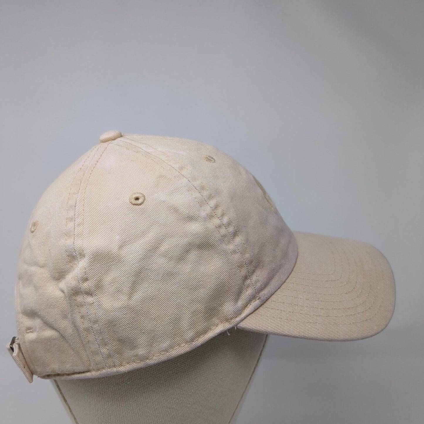 Nike Slideback Hat Tan One Size Adjustable Embroidered Heritage86 Swoosh Cotton
