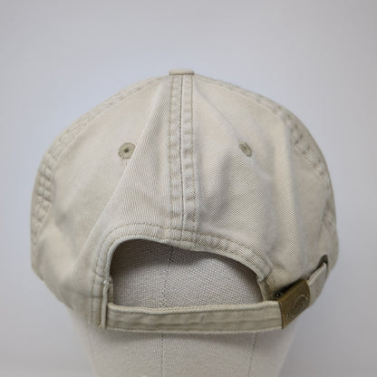 Manitowoc Slideback Baseball Cap Beige One Size Adjustable Embroidered 6 Panel