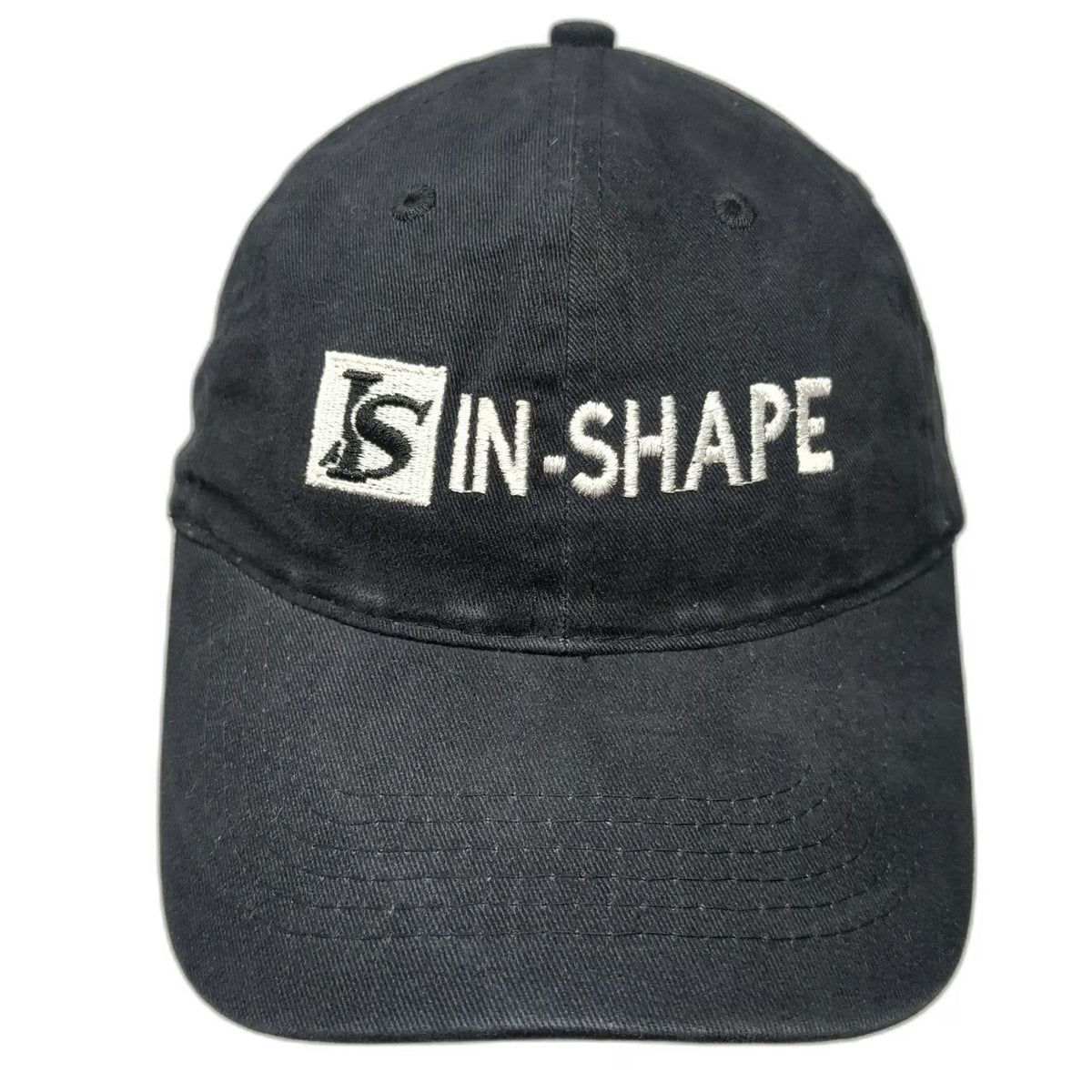 Port & Company Baseball Cap Black One Size In-Shape Health Clubs Logo Cotton Hat
