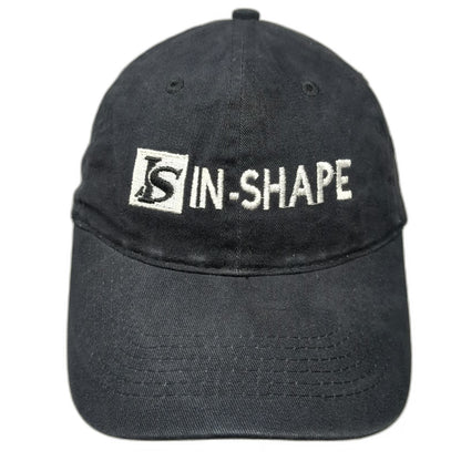 Port & Company Baseball Cap Black One Size In-Shape Health Clubs Logo Cotton Hat