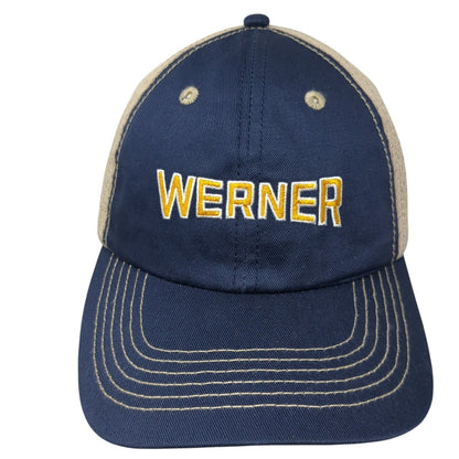 Werner Strapback Hat Multicolor One Size Adjustable Colorblock Mesh