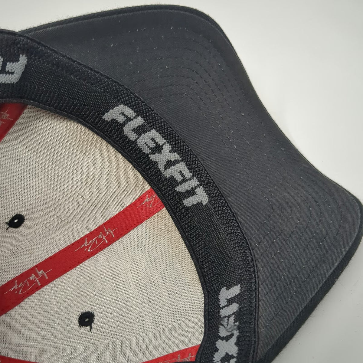 Troy Lee Designs Baseball Cap Black S/M Flexfit Raised Rubber Logo Signature Hat